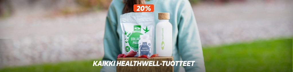 Black Week! Kaikki Healthwellin tuotteet 20%